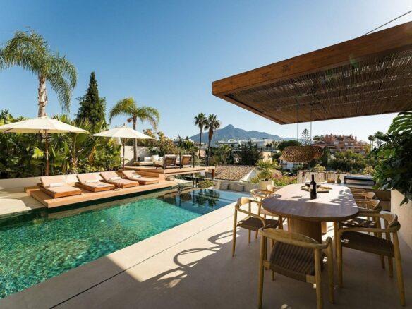 Scandinavian design villa with infinity pool Nueva Andalucia Marbella