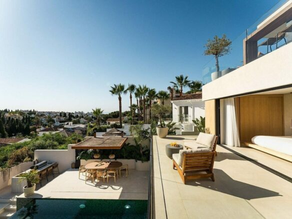 Scandinavian design villa with infinity pool Nueva Andalucia Marbella