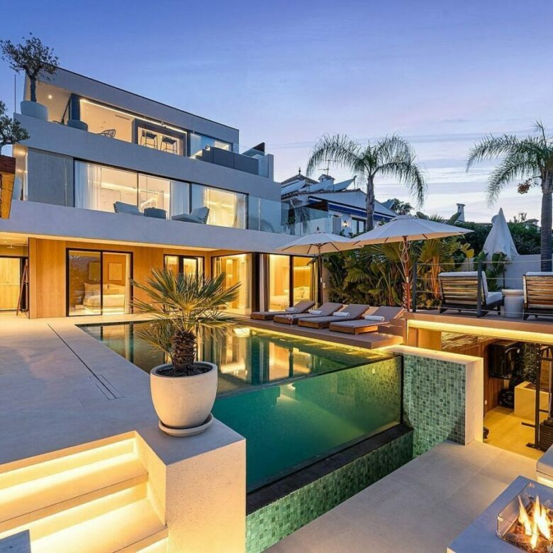 Scandinavian design villa with infinity pool Nueva Andalucia Marbella