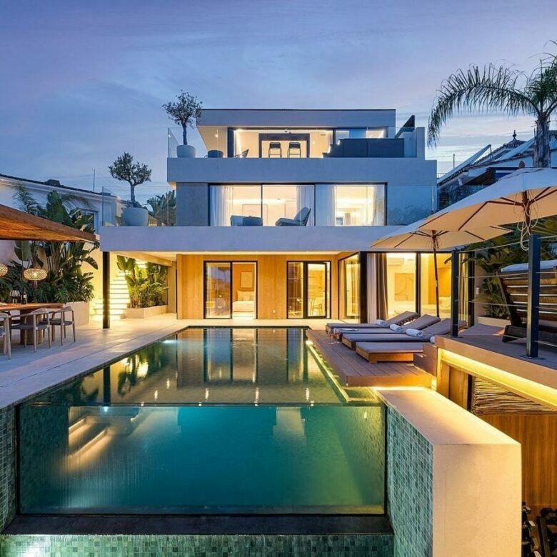 Scandinavian design villa with infinity pool Nueva Andalucia Marbella