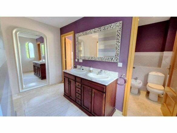 Seven bedroom golf villa with pool and mountain views Guadalmina Alta San Pedro