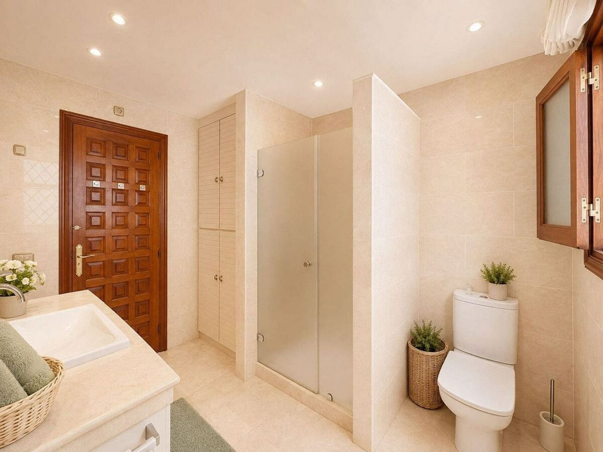 Single-level villa with pool to renovate in Rio Real, Marbella East