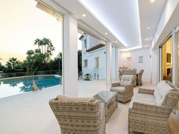 Six suite villa with indoor and outdoor pools spa and gym El Paraiso New Golden Mile