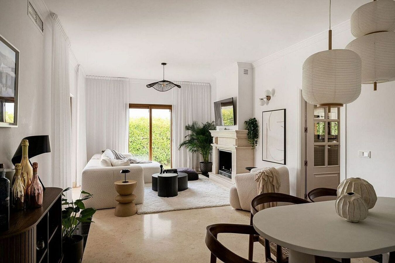 South facing family villa with private pool Rocio de Nagueles Golden Mile Marbella