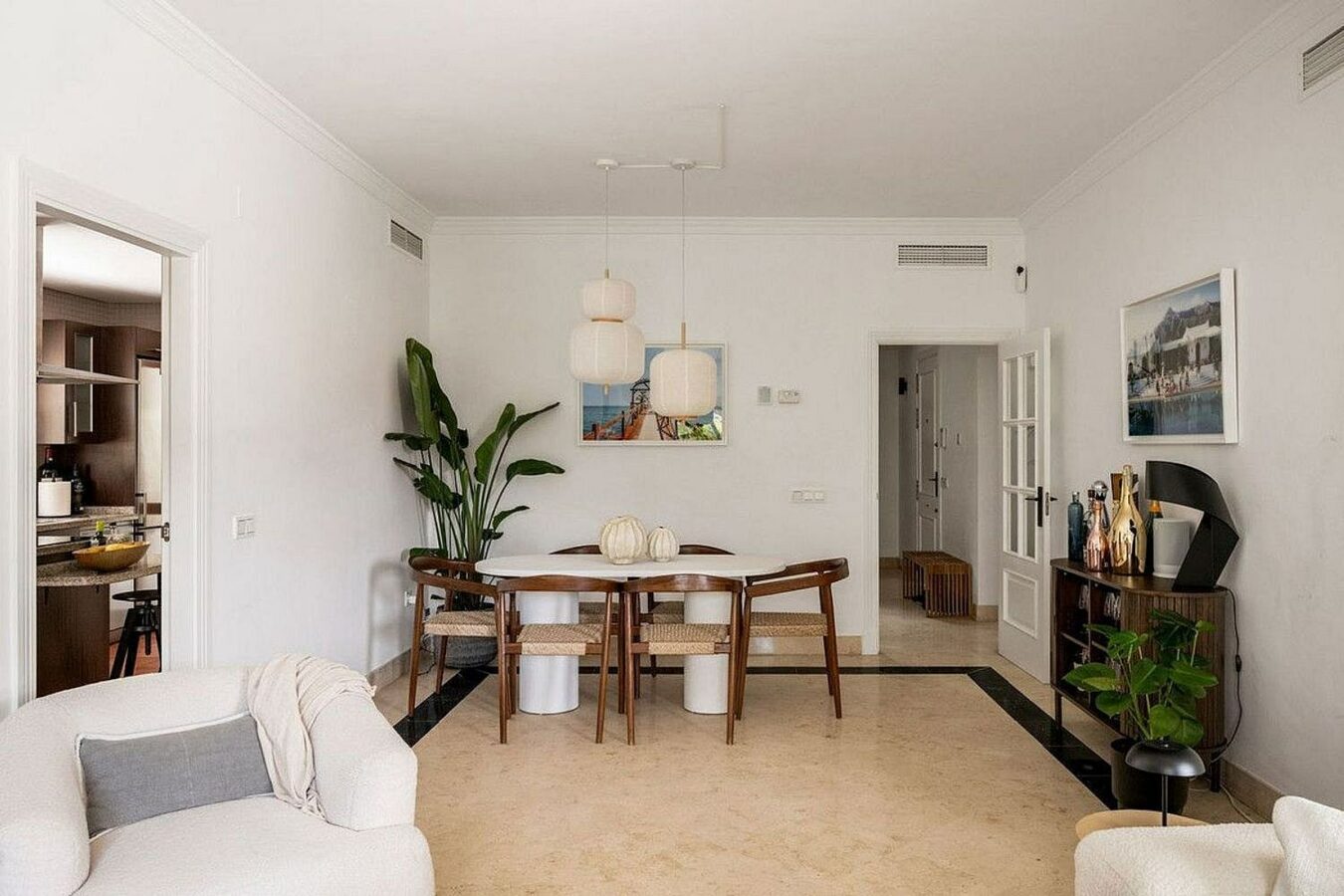 South facing family villa with private pool Rocio de Nagueles Golden Mile Marbella