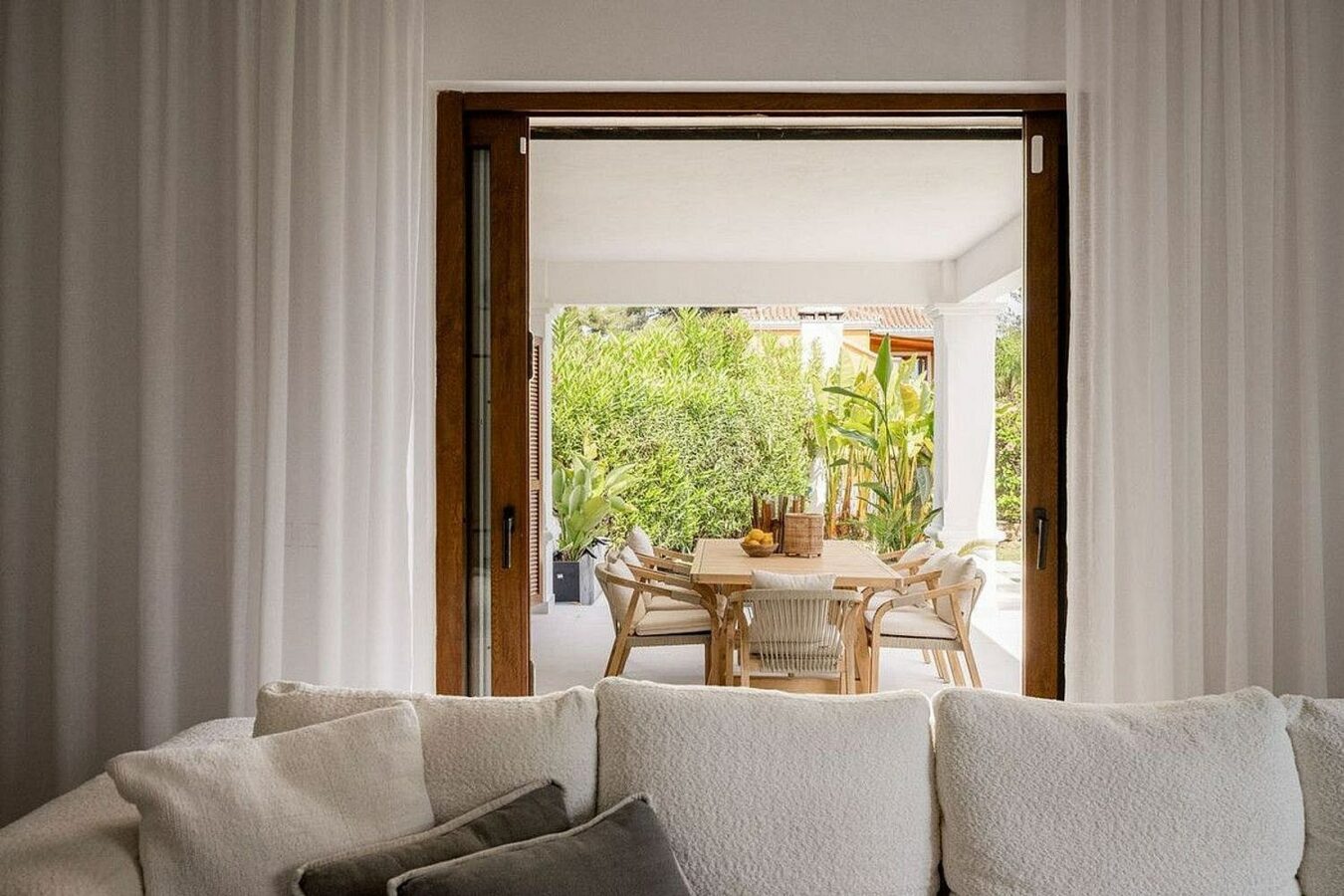 South facing family villa with private pool Rocio de Nagueles Golden Mile Marbella