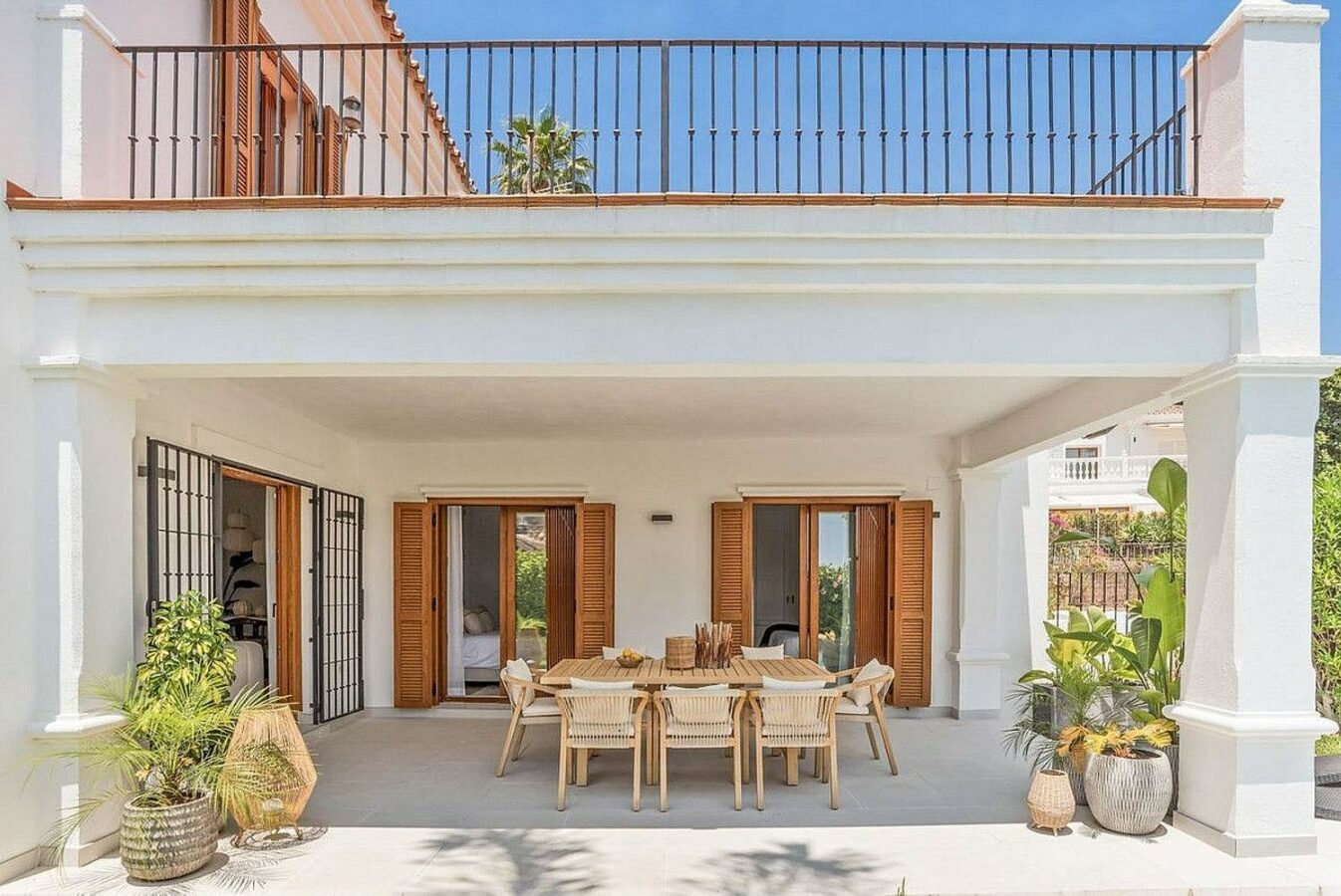 South facing family villa with private pool Rocio de Nagueles Golden Mile Marbella