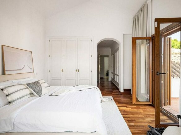 South facing family villa with private pool Rocio de Nagueles Golden Mile Marbella