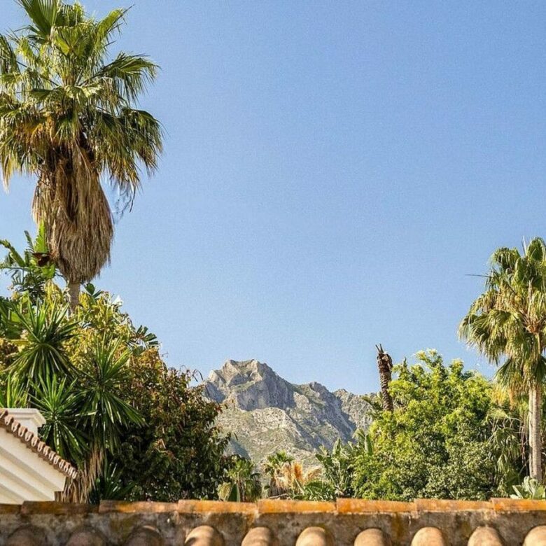South facing family villa with private pool Rocio de Nagueles Golden Mile Marbella