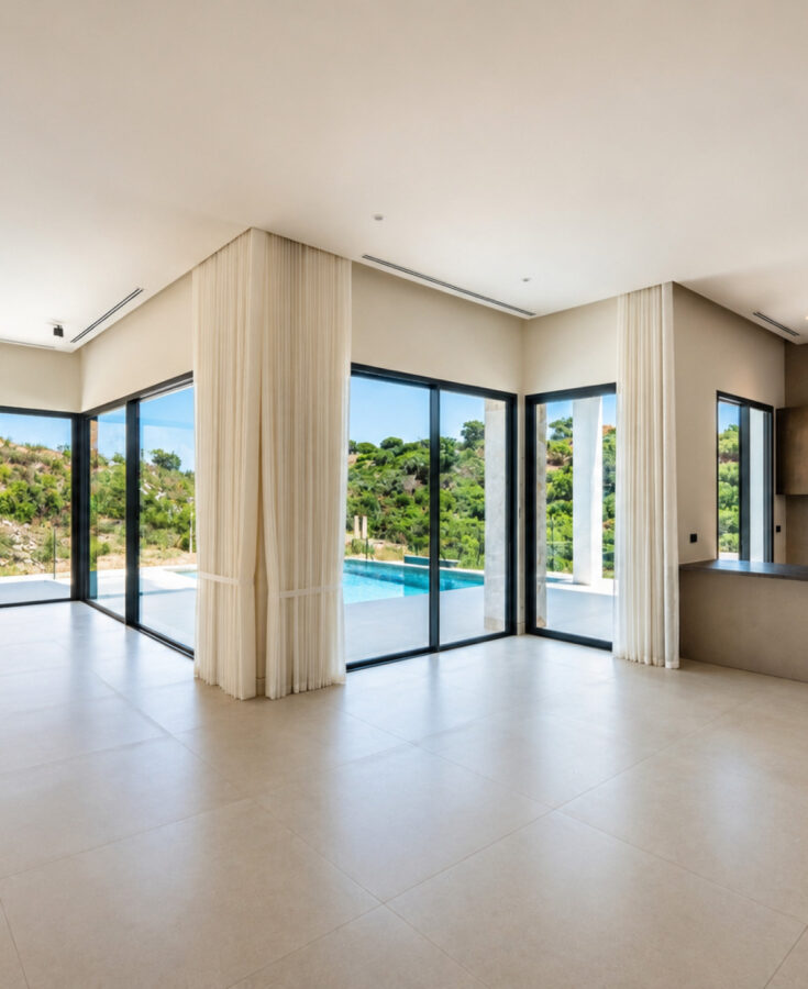 FOR SALE 🏡 Contemporary Designer Villa with Panoramic Sea Views – Elviria, Marbella East