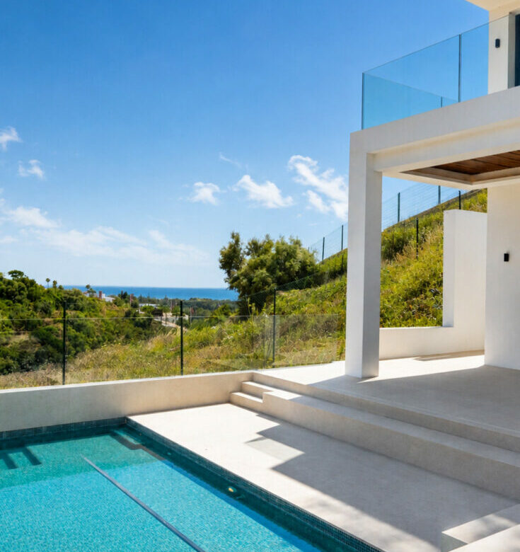 FOR SALE 🏡 Contemporary Designer Villa with Panoramic Sea Views – Elviria, Marbella East