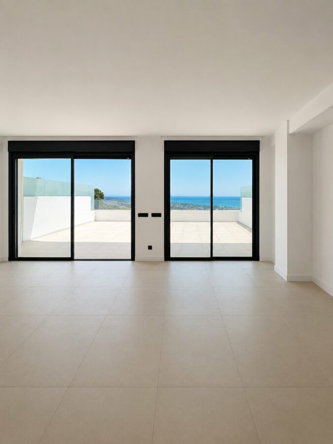 FOR SALE 🏡 Brand-New Three-Bedroom Apartment with Panoramic Sea Views – Altos de los Monteros, Marbella East 🇪🇸