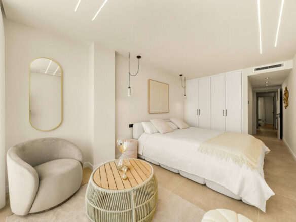 FOR SALE 🏡 Fully Renovated Three-Bedroom Apartment with Sea Views and Underfloor Heating – La Cerquilla, Nueva Andalucía 🇪🇸