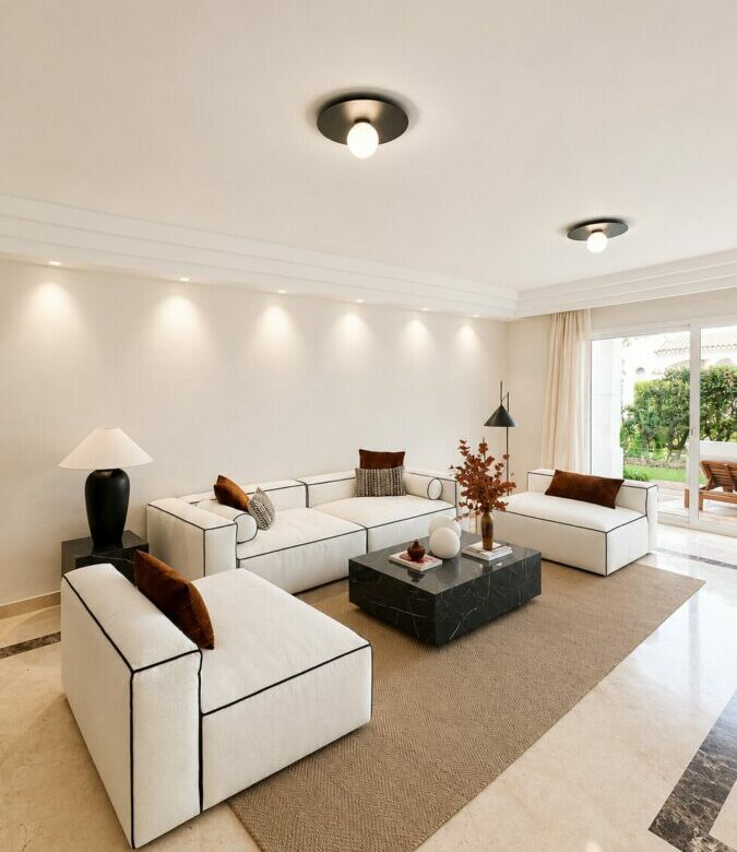 FOR SALE 🏡 Single-Level Ground Floor Apartment with Private Terrace and Garden Access – Sierra Blanca, Marbella Golden Mile 🇪🇸