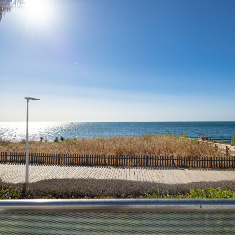 FOR SALE 🏡 Frontline Beach Villa with Infinity Pool in a Gated Complex – Playa Seghers, Estepona 🇪🇸