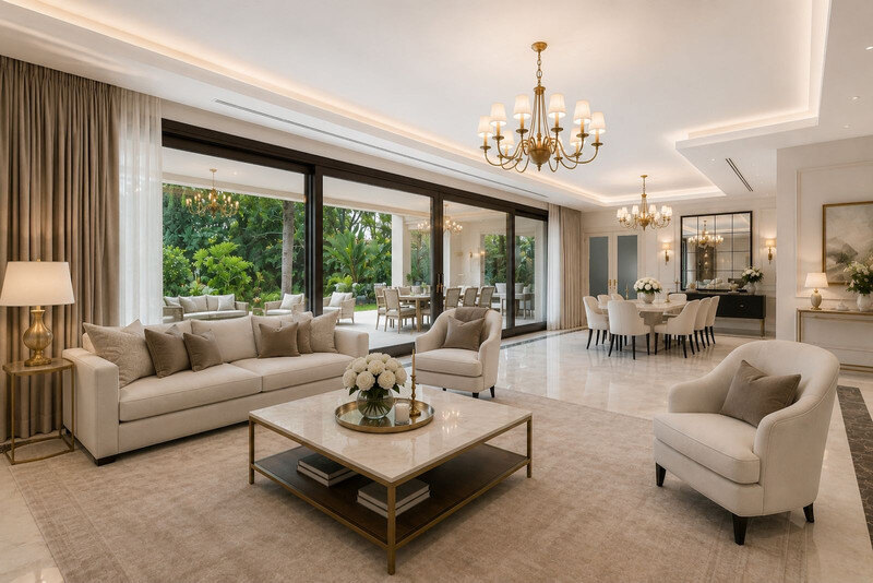 FOR SALE 🏡 Seven-Suite Beachside Villa with Lift and Smart Home on a 2,042 m² Plot – Guadalmina Baja, San Pedro 🇪🇸