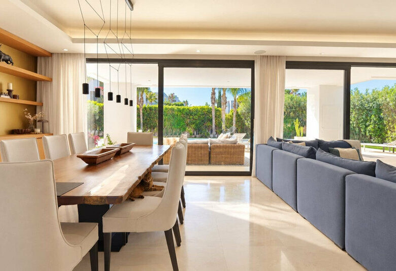 FOR SALE 🏡 Brand-New Six-Bedroom Contemporary Villa with Heated Pool in a Gated Community – Nueva Andalucía, Marbella 🇪🇸