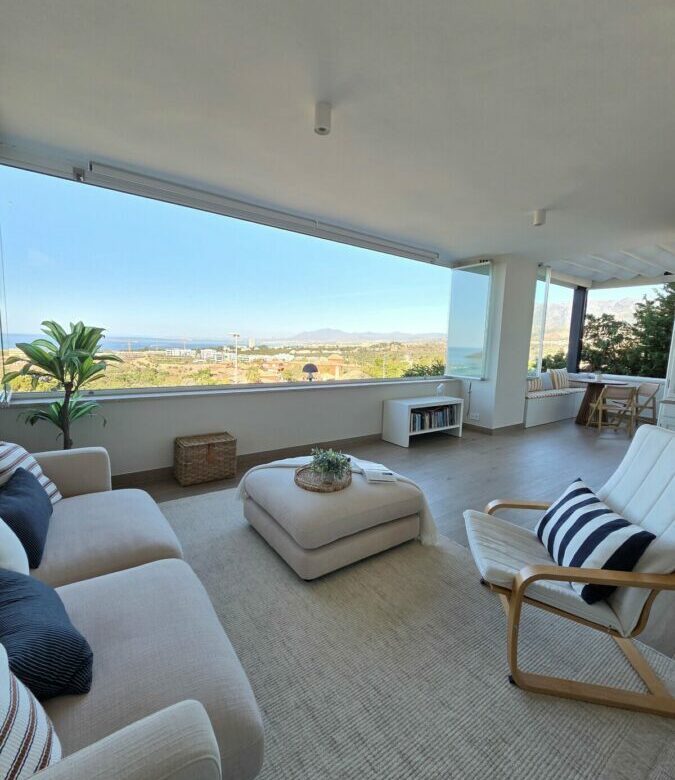 FOR SALE 🏡 Renovated Corner Townhouse with Panoramic Sea and Golf Views – Santa Clara, Marbella East 🇪🇸