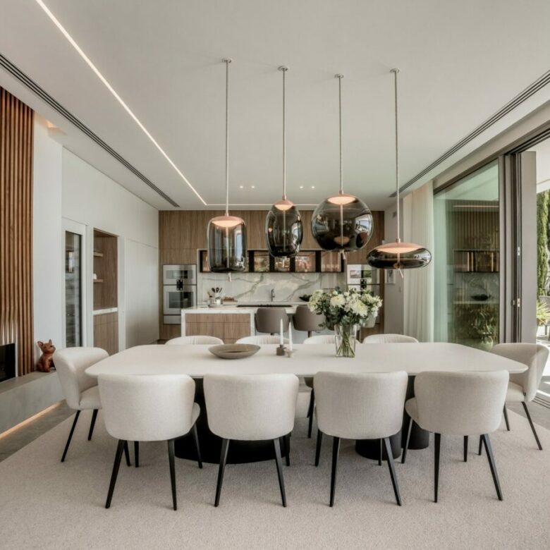 FOR SALE 🏡 Six-Bedroom Contemporary Villa with Private Spa, Gym and Panoramic Sea Views – El Herrojo Alto, La Quinta, Benahavís 🇪🇸