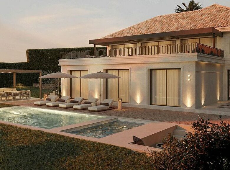 Frontline golf villa renovation project in Los Naranjos, Nueva Andalucia, Marbella