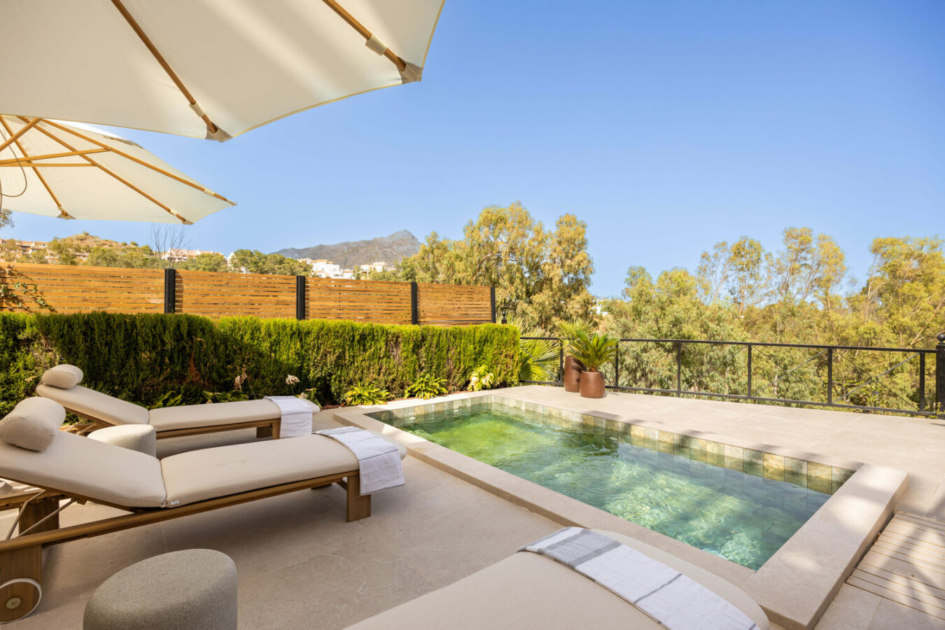 FOR SALE 🏡 Newly Renovated Ground-Floor Apartment with Private Terrace and Plunge Pool – Nueva Andalucía, Marbella 🇪🇸