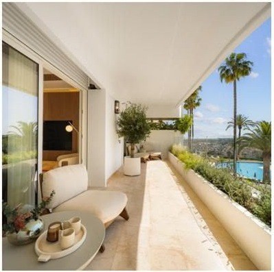 FOR SALE 🏡 Turnkey Three-Bedroom Apartment with Sea Views in a Gated Community – Las Lomas de Marbella Club, Golden Mile, Marbella 🇪🇸