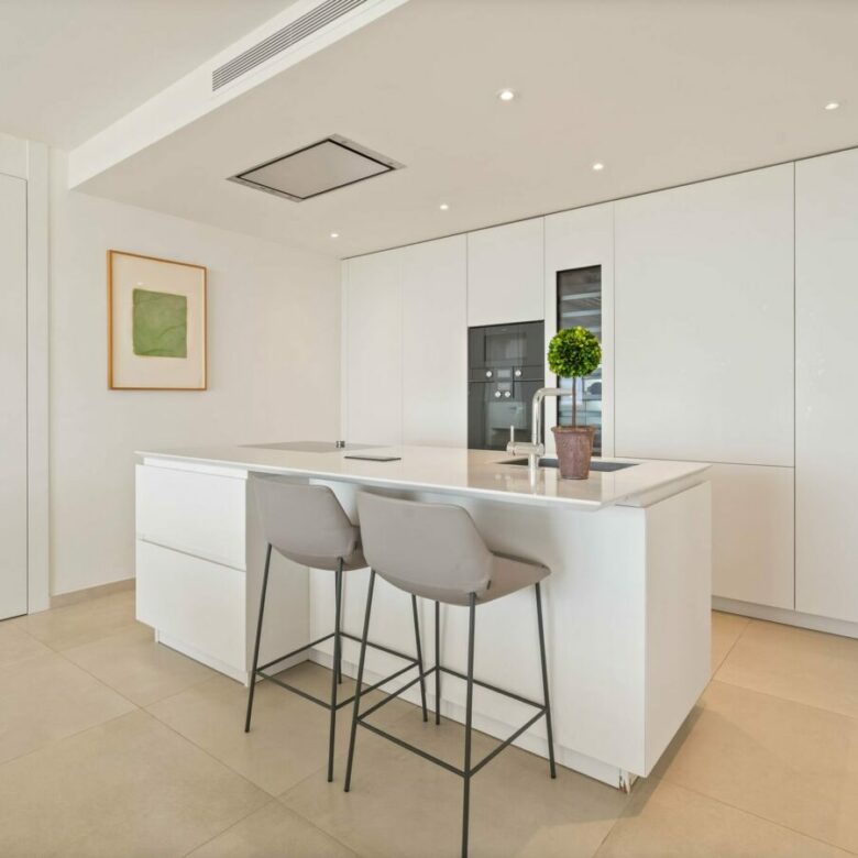 Modern kitchen with island