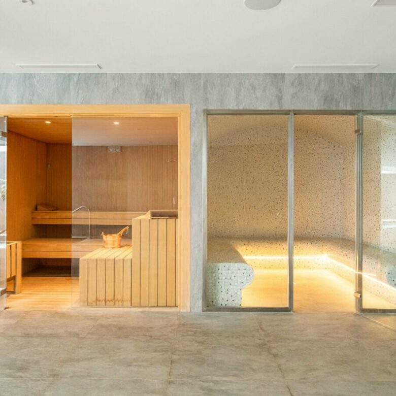 Sauna and wellness area