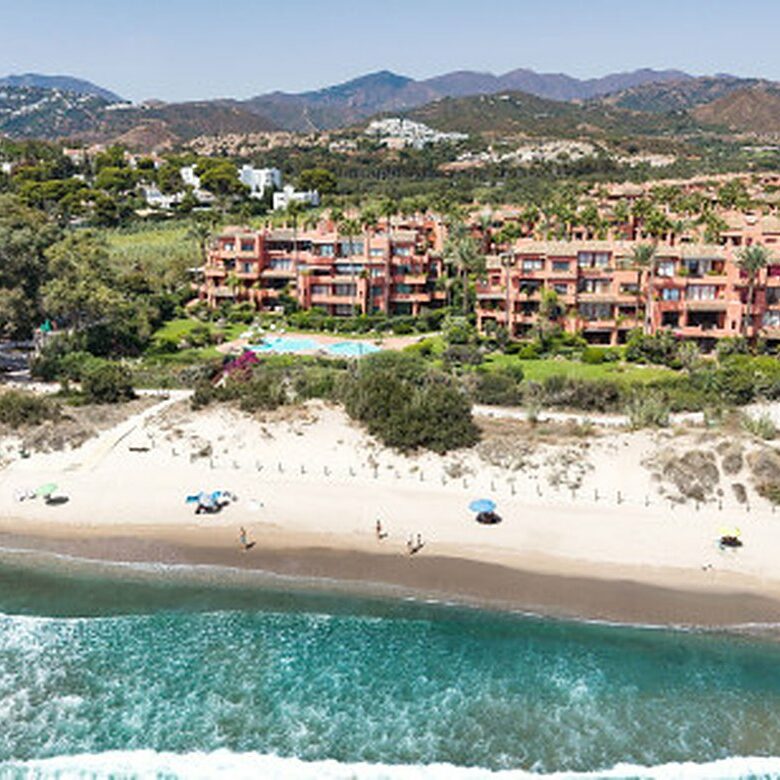 FOR SALE 🏡 Renovated Two-Bedroom Beachfront Penthouse with Sea Views – Las Chapas, Marbella East, Marbella 🇪🇸