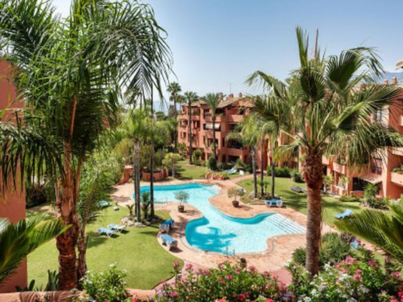 FOR SALE 🏡 Renovated Two-Bedroom Beachfront Penthouse with Sea Views – Las Chapas, Marbella East, Marbella 🇪🇸
