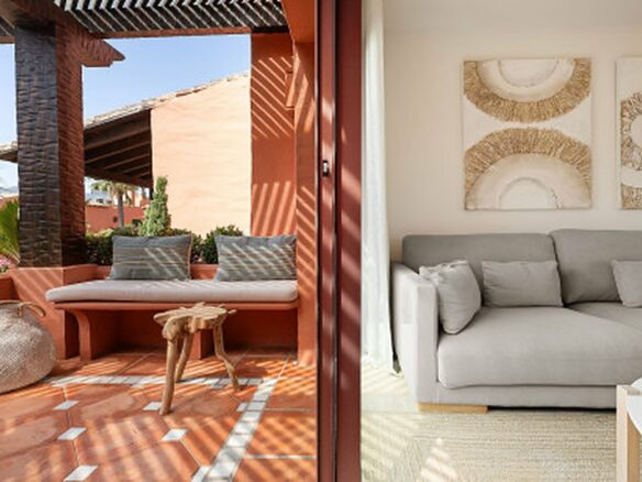 FOR SALE 🏡 Renovated Two-Bedroom Beachfront Penthouse with Sea Views – Las Chapas, Marbella East, Marbella 🇪🇸