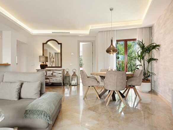 FOR SALE 🏡 Renovated Two-Bedroom Beachfront Penthouse with Sea Views – Las Chapas, Marbella East, Marbella 🇪🇸