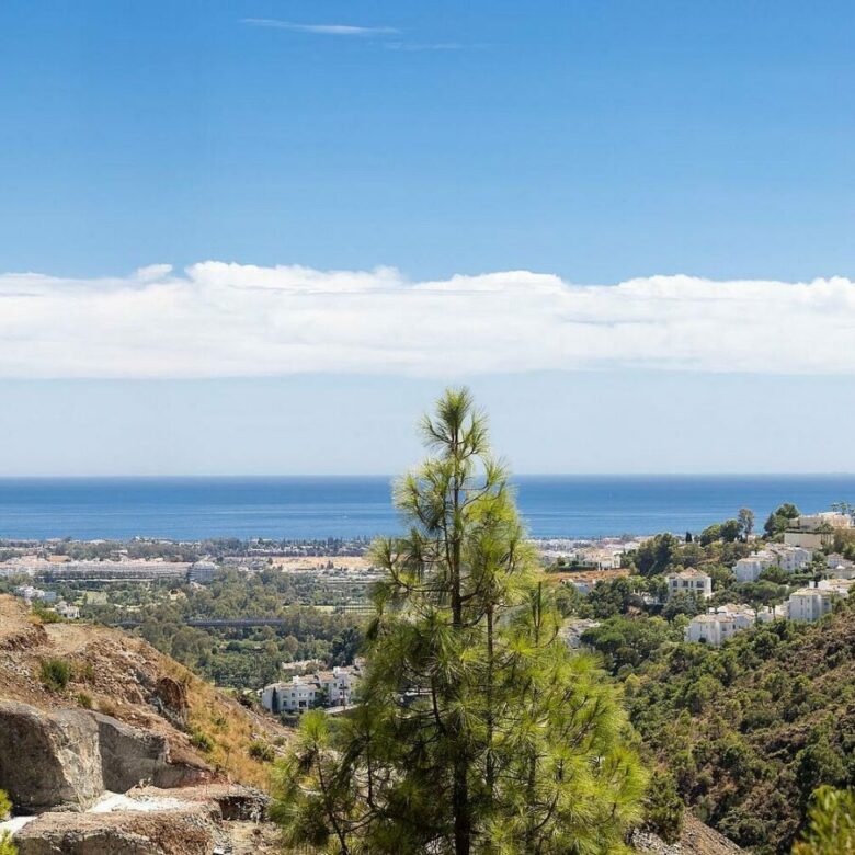 FOR SALE 🏡 Sea-View Building Plot with Licence and Approved Villa Project – El Madroñal, Benahavís 🇪🇸