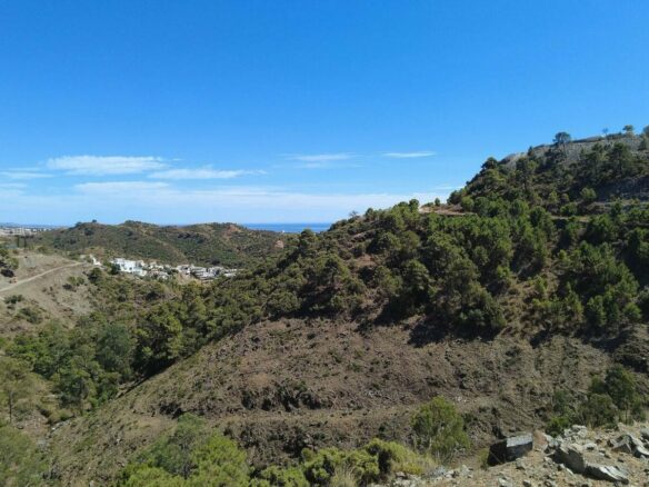 FOR SALE 🏡 Sea-View Building Plot with Licence and Approved Villa Project – El Madroñal, Benahavís 🇪🇸