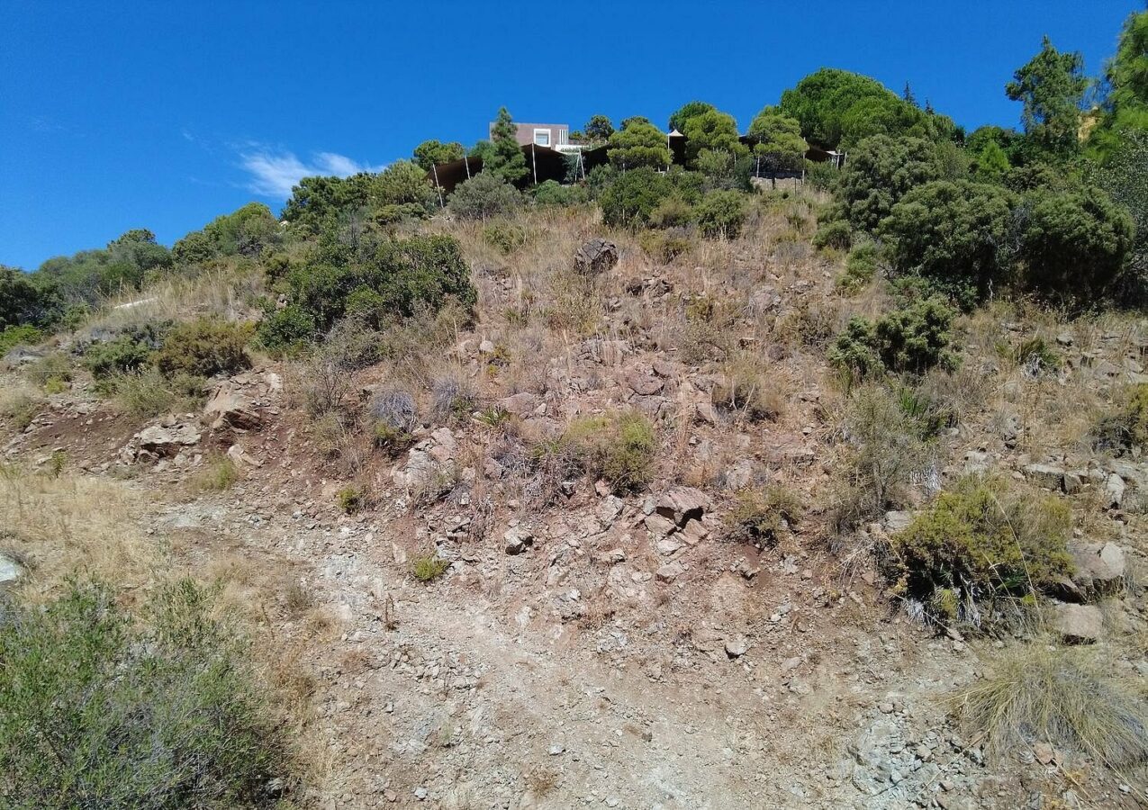 FOR SALE 🏡 Sea-View Building Plot with Licence and Approved Villa Project – El Madroñal, Benahavís 🇪🇸