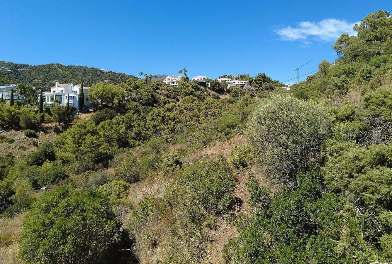 FOR SALE 🏡 Sea-View Building Plot with Licence and Approved Villa Project – El Madroñal, Benahavís 🇪🇸