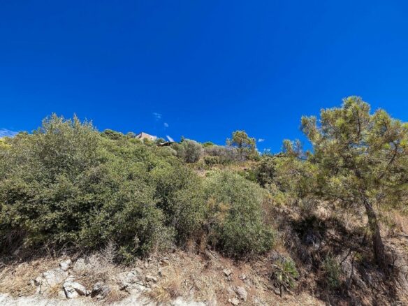 FOR SALE 🏡 Sea-View Building Plot with Licence and Approved Villa Project – El Madroñal, Benahavís 🇪🇸