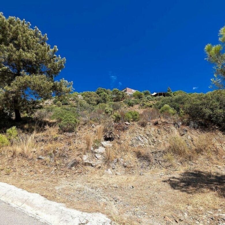 FOR SALE 🏡 Sea-View Building Plot with Licence and Approved Villa Project – El Madroñal, Benahavís 🇪🇸