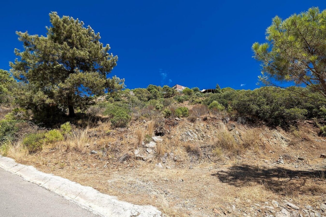 FOR SALE 🏡 Sea-View Building Plot with Licence and Approved Villa Project – El Madroñal, Benahavís 🇪🇸