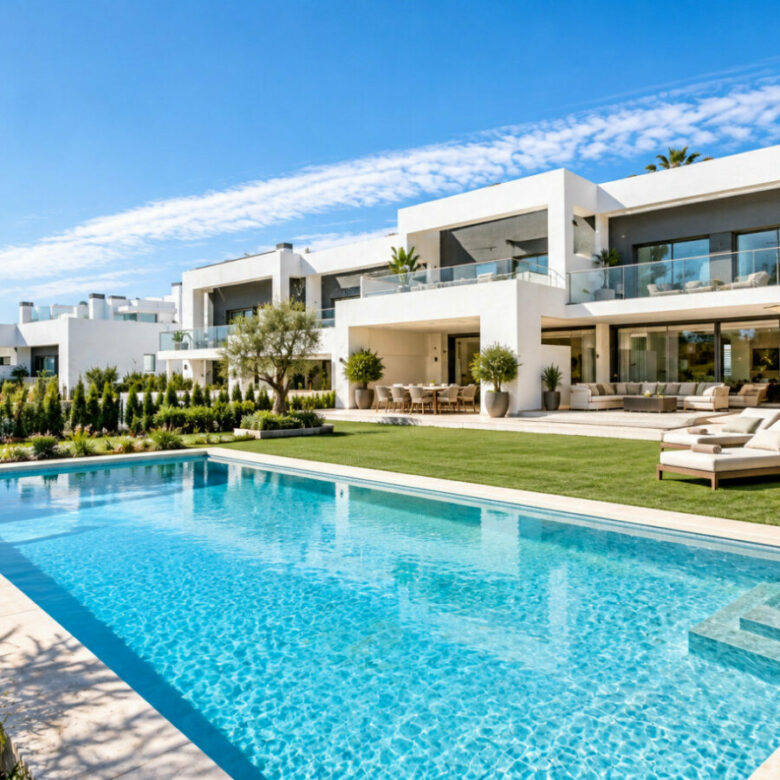 FOR SALE 🏡 Contemporary Corner Semi-Detached Villa with Private Pool and Basement – Guadalmina Alta, San Pedro de Alcántara 🇪🇸