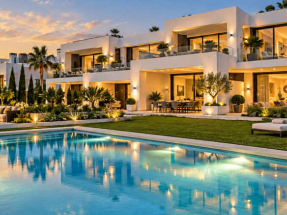 FOR SALE 🏡 Contemporary Corner Semi-Detached Villa with Private Pool and Basement – Guadalmina Alta, San Pedro de Alcántara 🇪🇸