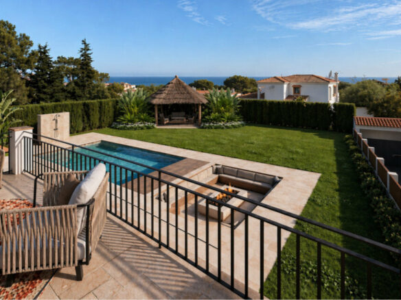 FOR SALE 🏡 Renovated Five-Bedroom Andalusian Villa with Central Patio and Pool – El Rosario, Marbella East 🇪🇸