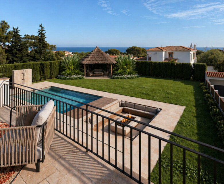 FOR SALE 🏡 Renovated Five-Bedroom Andalusian Villa with Central Patio and Pool – El Rosario, Marbella East 🇪🇸