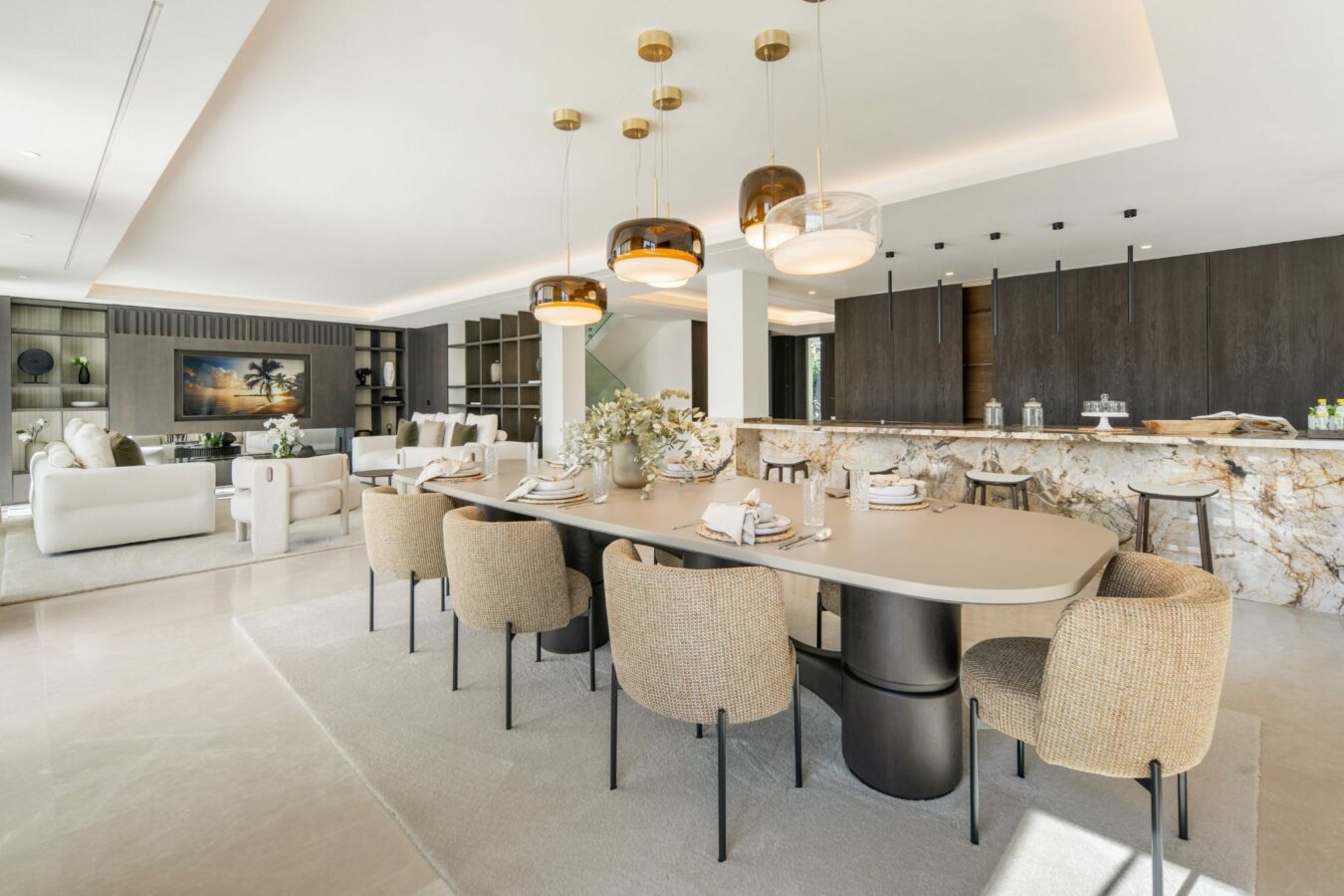 FOR SALE 🏡 Six-Bedroom Contemporary Villa with Private Spa and Rooftop Jacuzzi – Las Brisas, Nueva Andalucía, Marbella 🇪🇸