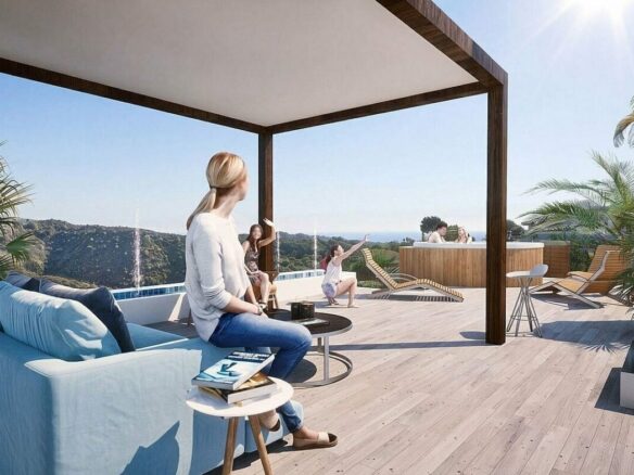 FOR SALE 🏡 Sea-View Plot with Licensed Contemporary Villa Design – Los Naranjos, Nueva Andalucía, Marbella 🇪🇸