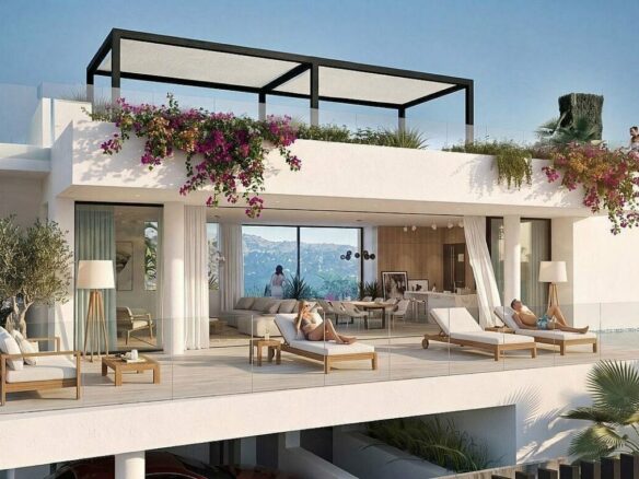 FOR SALE 🏡 Sea-View Plot with Licensed Contemporary Villa Design – Los Naranjos, Nueva Andalucía, Marbella 🇪🇸