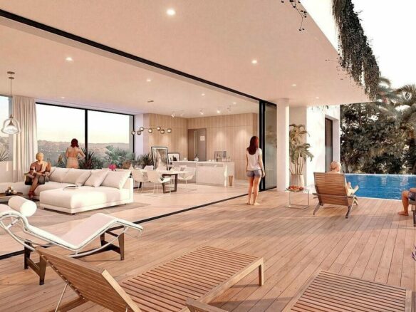 FOR SALE 🏡 Sea-View Plot with Licensed Contemporary Villa Design – Los Naranjos, Nueva Andalucía, Marbella 🇪🇸