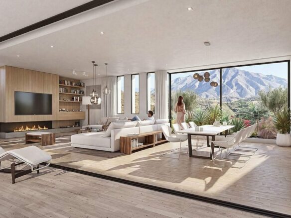 FOR SALE 🏡 Sea-View Plot with Licensed Contemporary Villa Design – Los Naranjos, Nueva Andalucía, Marbella 🇪🇸
