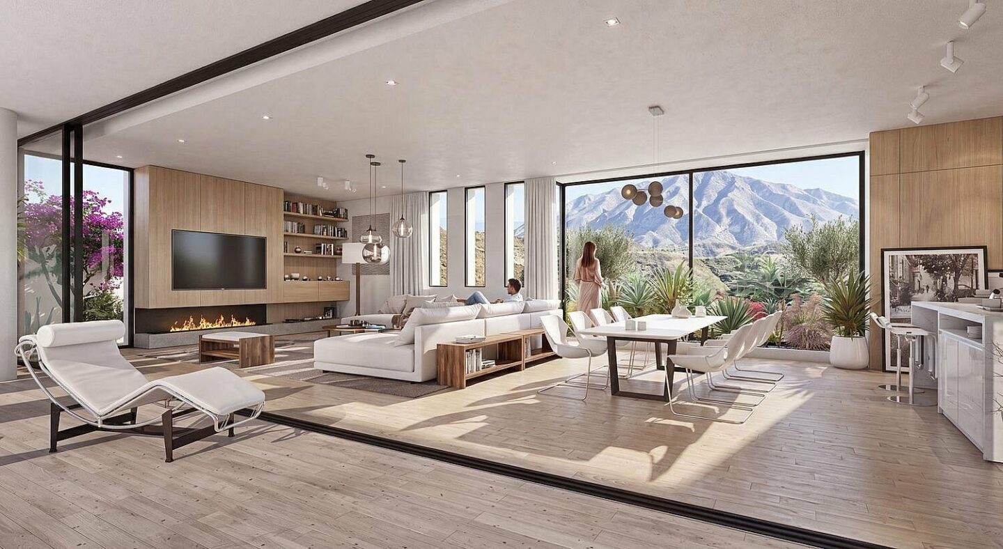 FOR SALE 🏡 Sea-View Plot with Licensed Contemporary Villa Design – Los Naranjos, Nueva Andalucía, Marbella 🇪🇸