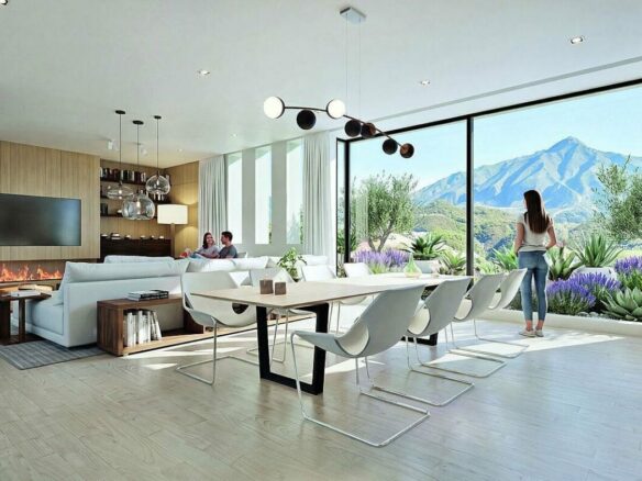 FOR SALE 🏡 Sea-View Plot with Licensed Contemporary Villa Design – Los Naranjos, Nueva Andalucía, Marbella 🇪🇸